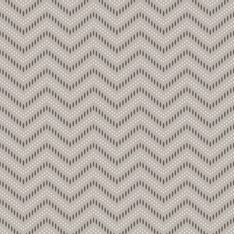 Schumacher CHEVRON DOTS wallpaper, color SILVER, SKU 6484