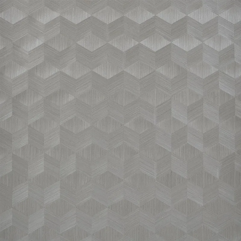 CHEVRON INLAY BIRCH Schumacher Wallpaper wallpaper - SKU 5009632