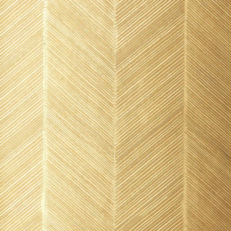 CHEVRON TEXTURE WHITE GOLD Schumacher Wallpaper wallpaper - SKU 5005651