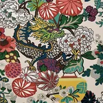 CHIANG MAI DRAGON - ALABASTER Schumacher Wallpaper | Wallpap CHIANG MAI DRAGON ALABASTER Schumacher Wallpaper wallpaper - SKU 5001063