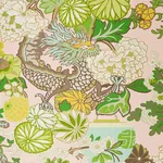 CHIANG MAI DRAGON - BLUSH Schumacher Wallpaper | Wallpaper T CHIANG MAI DRAGON BLUSH Schumacher Wallpaper wallpaper - SKU 5010590