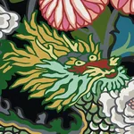 CHIANG MAI DRAGON - EBONY Schumacher Wallpaper | Wallpaper T CHIANG MAI DRAGON EBONY Schumacher Wallpaper wallpaper - SKU 5001065