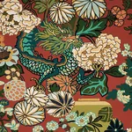 CHIANG MAI DRAGON - LACQUER Schumacher Wallpaper | Wallpaper CHIANG MAI DRAGON LACQUER Schumacher Wallpaper wallpaper - SKU 5001061