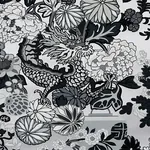 CHIANG MAI DRAGON - SMOKE Schumacher Wallpaper | Wallpaper T CHIANG MAI DRAGON SMOKE Schumacher Wallpaper wallpaper - SKU 5001066