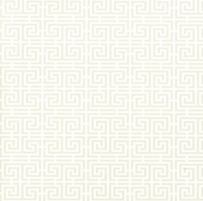 CHINOIS FRET ALABASTER Schumacher Wallpaper wallpaper - SKU 5004160