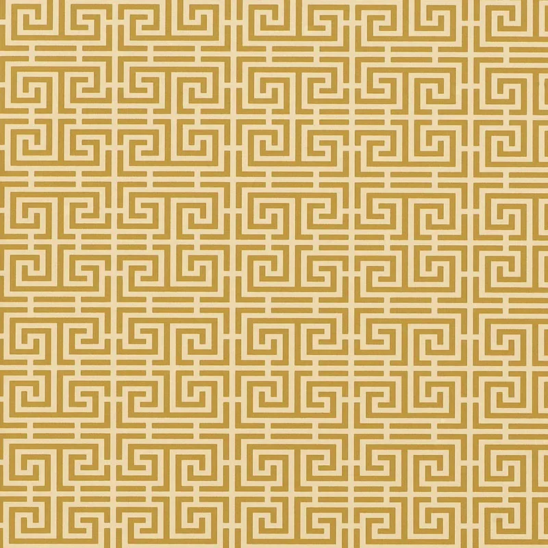 CHINOIS FRET SAND Schumacher Wallpaper wallpaper - SKU 5004164
