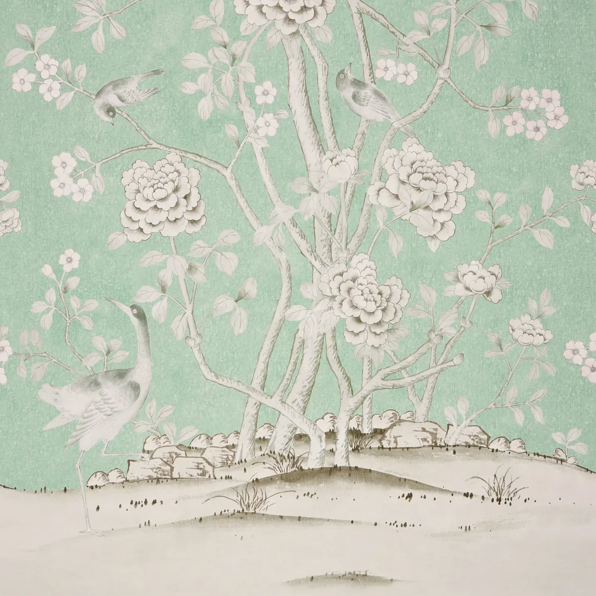 CHINOIS PALAIS PANEL - AQUAMARINE Schumacher Wallpaper | Wal CHINOIS PALAIS PANEL AQUAMARINE Schumacher Wallpaper wallpaper - SKU 5007123