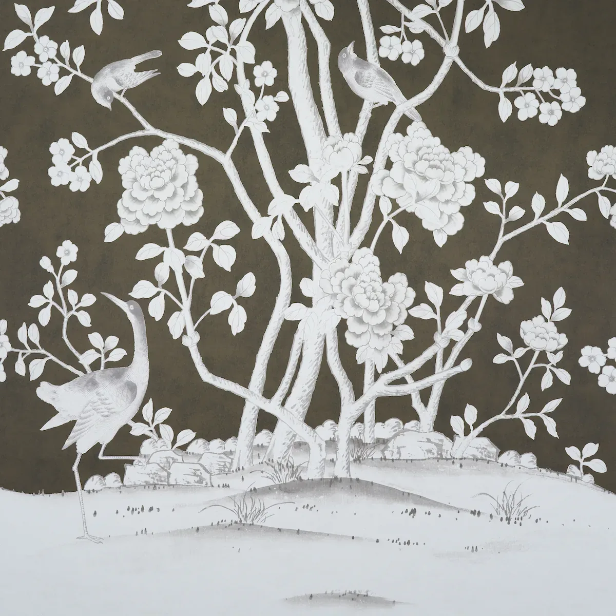 CHINOIS PALAIS PANEL - CHOCOLATE Schumacher Wallpaper | Wall CHINOIS PALAIS PANEL CHOCOLATE Schumacher Wallpaper wallpaper - SKU 5007129