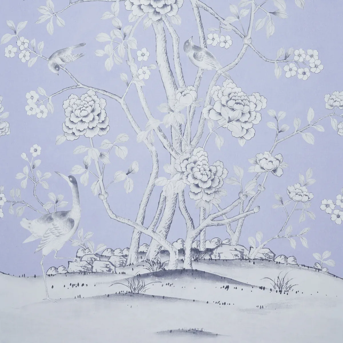 CHINOIS PALAIS PANEL - LAVENDER Schumacher Wallpaper | Wallp CHINOIS PALAIS PANEL LAVENDER Schumacher Wallpaper wallpaper - SKU 5007126