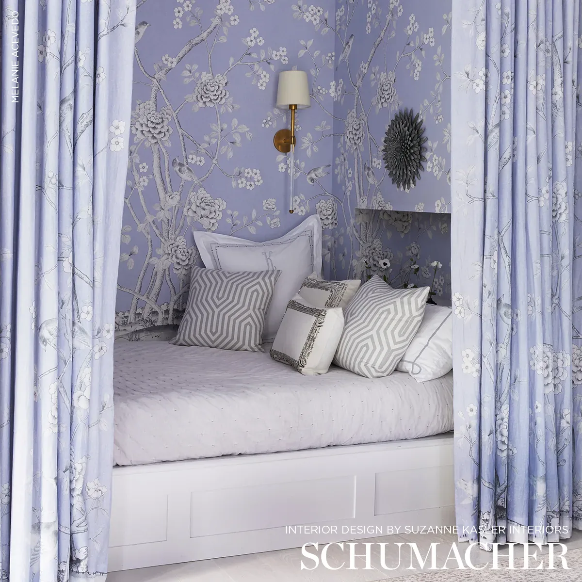 CHINOIS PALAIS PANEL - LAVENDER Schumacher Wallpaper | Wallp CHINOIS PALAIS PANEL LAVENDER Schumacher Wallpaper wallpaper - SKU 5007126