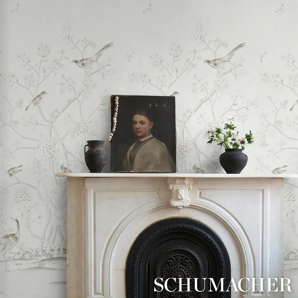 CHINOIS PALAIS PANEL - NEUTRAL Schumacher Wallpaper | Wallpa CHINOIS PALAIS PANEL NEUTRAL Schumacher Wallpaper wallpaper - SKU 5007122
