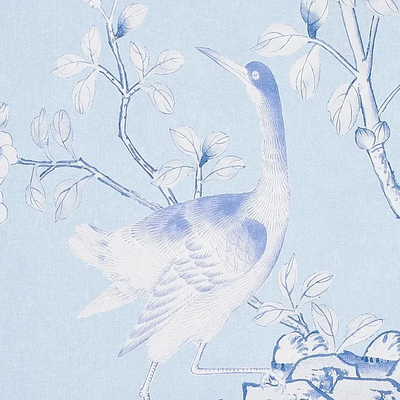 CHINOIS PALAIS PANEL SKY Schumacher Wallpaper wallpaper - SKU 5007128