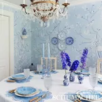 CHINOIS PALAIS PANEL SKY Schumacher Wallpaper wallpaper - SKU 5007128