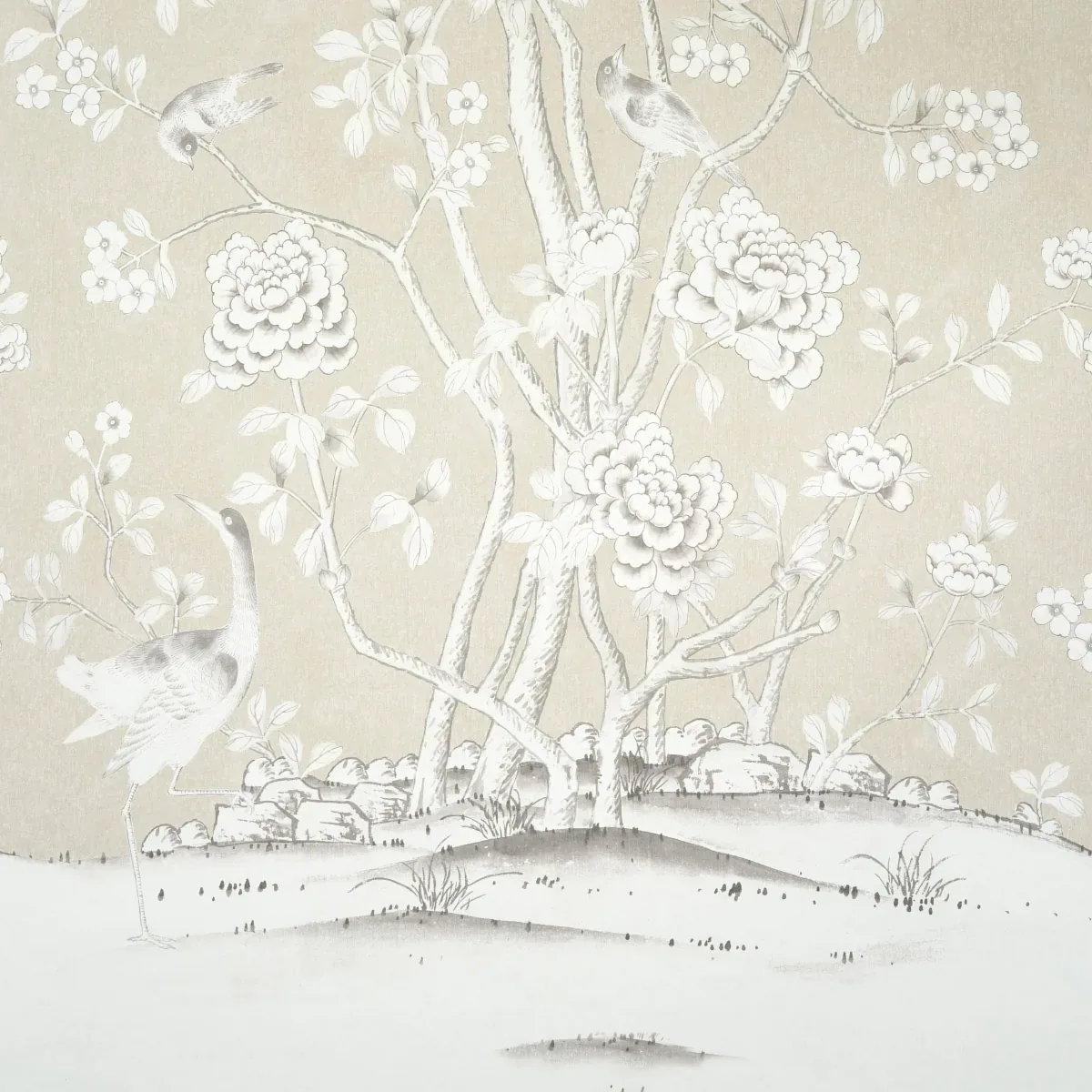 CHINOIS PALAIS PANEL - STONE Schumacher Wallpaper | Wallpape CHINOIS PALAIS PANEL STONE Schumacher Wallpaper wallpaper - SKU 5015440