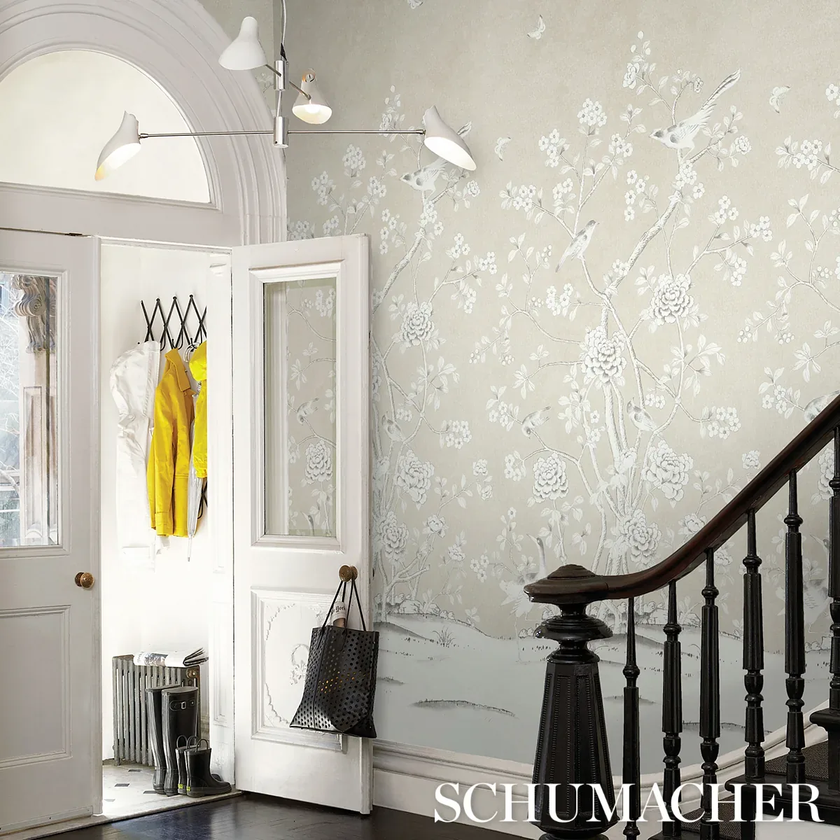 CHINOIS PALAIS PANEL - STONE Schumacher Wallpaper | Wallpape CHINOIS PALAIS PANEL STONE Schumacher Wallpaper wallpaper - SKU 5015440