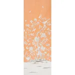 Schumacher CHINOIS PALAIS PANEL - TANGERINE Wallpaper | Buy Online Schumacher CHINOIS PALAIS PANEL wallpaper, color TANGERINE, SKU 5007124