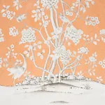 Schumacher CHINOIS PALAIS PANEL - TANGERINE Wallpaper | Buy Online Schumacher CHINOIS PALAIS PANEL wallpaper, color TANGERINE, SKU 5007124