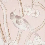 CHINOIS PALAIS VINYL PANEL BLUSH Schumacher Wallpaper wallpaper - SKU 5010160