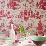 CHINOIS - PEONY Schumacher Wallpaper | Wallpaper Twins CHINOIS PEONY Schumacher Wallpaper wallpaper - SKU 5007001