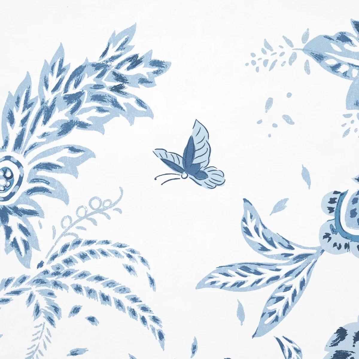 CHINOISERIE GRANDE PANEL SET - INDIGO Schumacher Wallpaper | CHINOISERIE GRANDE PANEL SET INDIGO Schumacher Wallpaper wallpaper - SKU 5015820