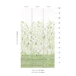 CHINOISERIE GRANDE PANEL SET LEAF GREEN Schumacher Wallpaper wallpaper - SKU 5015821
