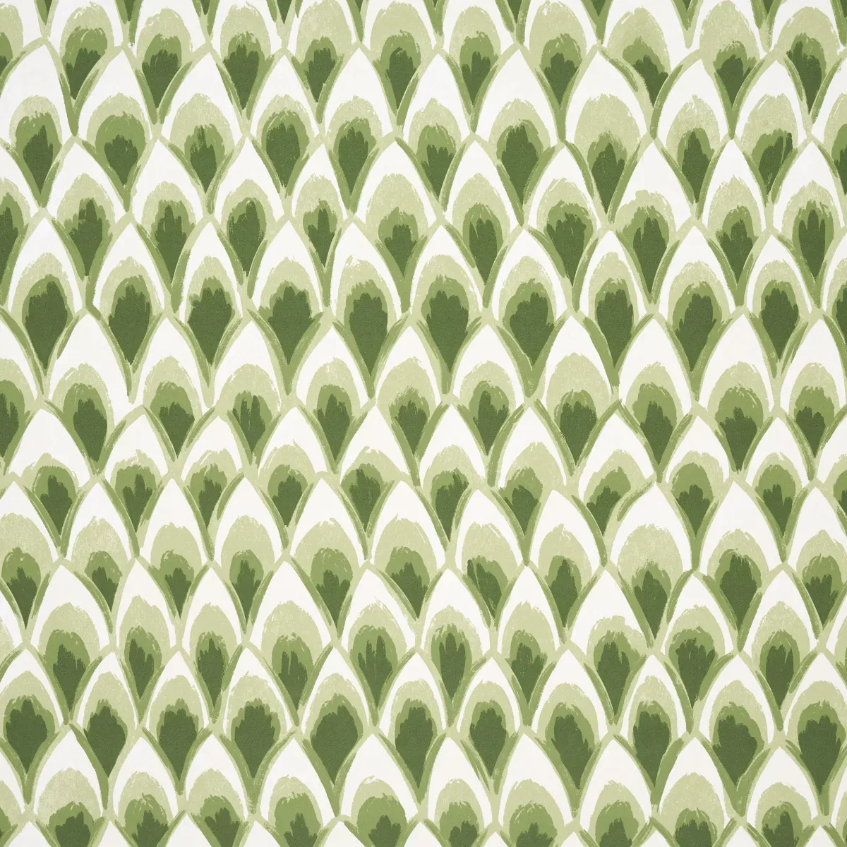 CHINOISERIE GRANDE PANEL SET LEAF GREEN Schumacher Wallpaper wallpaper - SKU 5015821