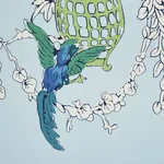 CHINOISERIE MODERNE - BLUE Schumacher Wallpaper | Wallpaper CHINOISERIE MODERNE BLUE Schumacher Wallpaper wallpaper - SKU 5011650