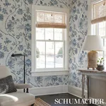 CHINOISERIE VINE - COBALT Schumacher Wallpaper | Wallpaper T CHINOISERIE VINE COBALT Schumacher Wallpaper wallpaper - SKU 5014350