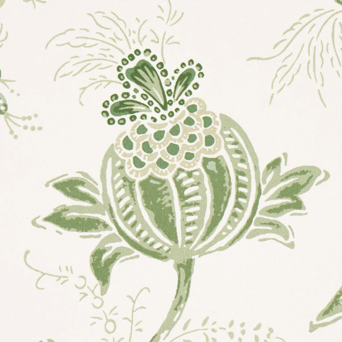 CHINOISERIE VINE - LEAF GREEN Schumacher Wallpaper | Wallpap CHINOISERIE VINE LEAF GREEN Schumacher Wallpaper wallpaper - SKU 5014351
