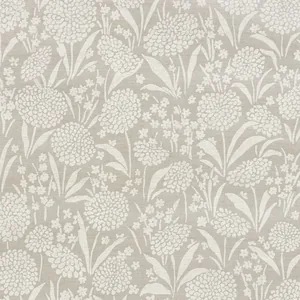 Schumacher CHRYSANTHEMUM HEMP SHIMMER wallpaper
