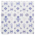 CHUSKA WARP PRINT - BLUE Schumacher Wallpaper | Wallpaper Tw CHUSKA WARP PRINT BLUE Schumacher Wallpaper wallpaper - SKU 5010870