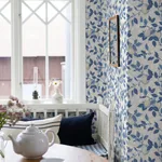 CITRONTRÄD TAUPE AND BLUE Schumacher Wallpaper wallpaper - SKU 6149