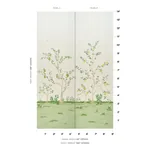 CITRUS BLOSSOM 2 PANEL SET CREAM Schumacher Wallpaper wallpaper - SKU 5017160