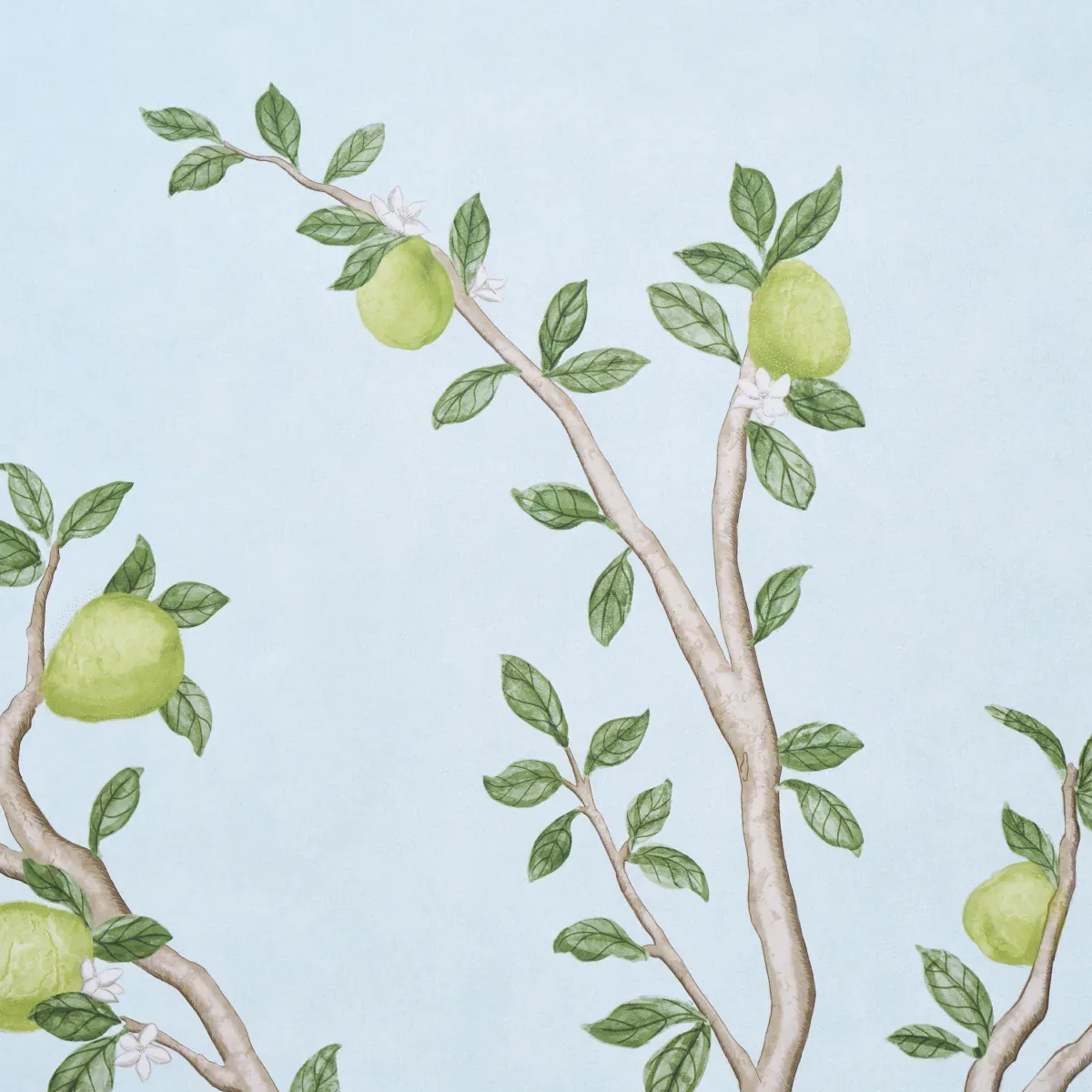 CITRUS BLOSSOM 2 PANEL SET SKY Schumacher Wallpaper wallpaper - SKU 5017162