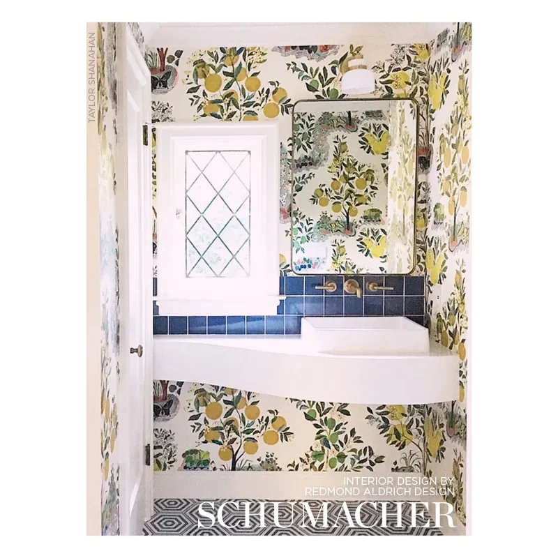 CITRUS GARDEN PANEL SET PRIMARY Schumacher Wallpaper wallpaper - SKU 5008410