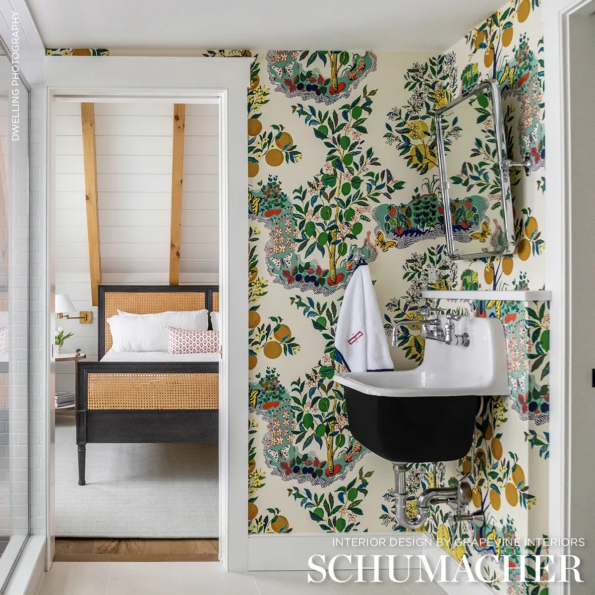 CITRUS GARDEN PANEL SET PRIMARY Schumacher Wallpaper wallpaper - SKU 5008410