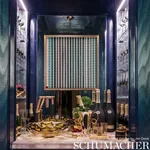 CLARIDGE INDIGO Schumacher Wallpaper wallpaper - SKU 5008450