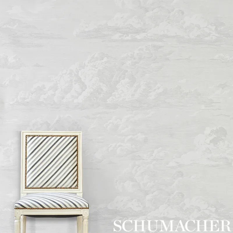 CLOUD TOILE - GOLD Schumacher Wallpaper | Wallpaper Twins CLOUD TOILE GOLD Schumacher Wallpaper wallpaper - SKU 5009130