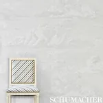 CLOUD TOILE QUARTZ Schumacher Wallpaper wallpaper - SKU 5009131