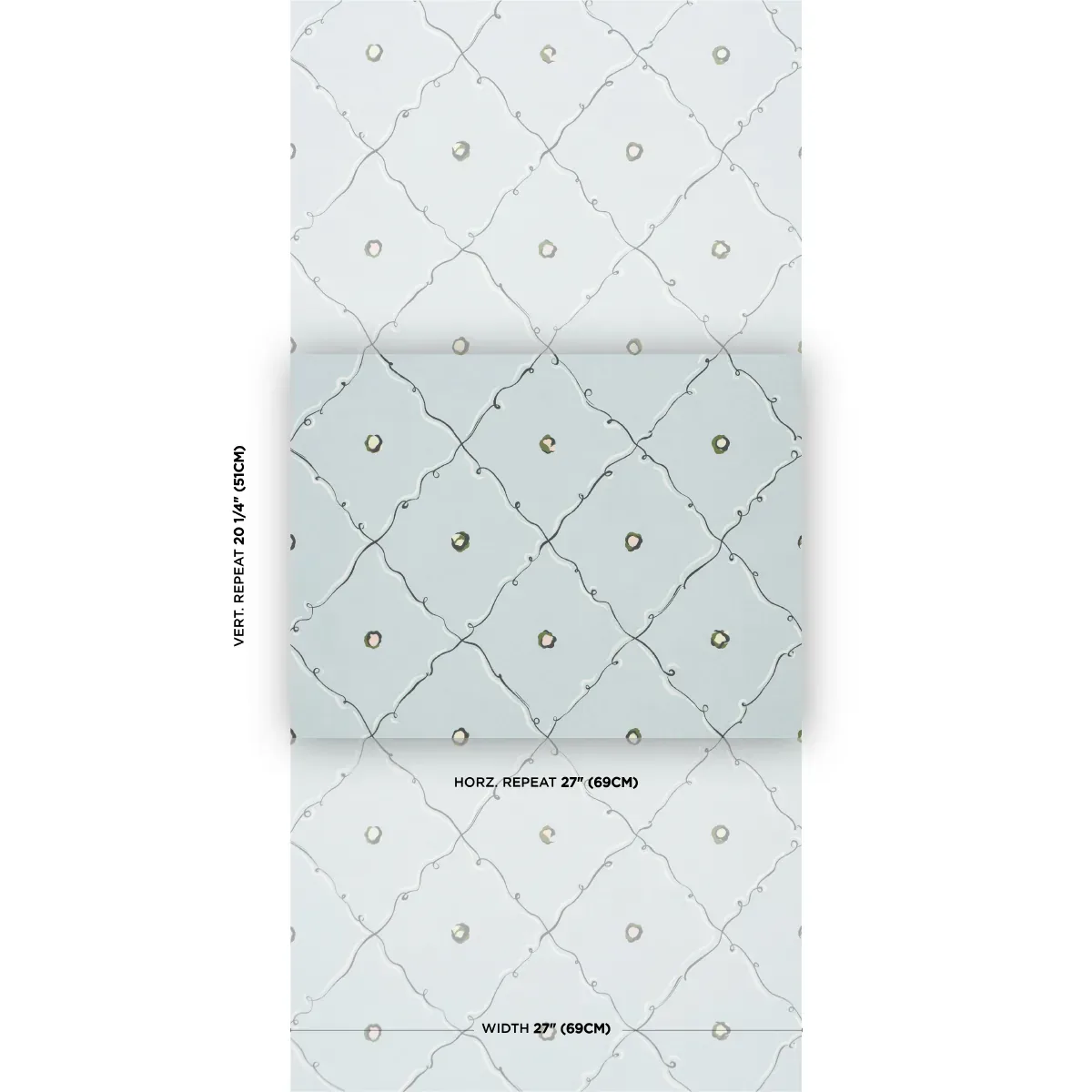 COLETTE AIR Schumacher Wallpaper wallpaper - SKU 5017372