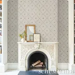 COLETTE LIGHT BEIGE Schumacher Wallpaper wallpaper - SKU 5017371