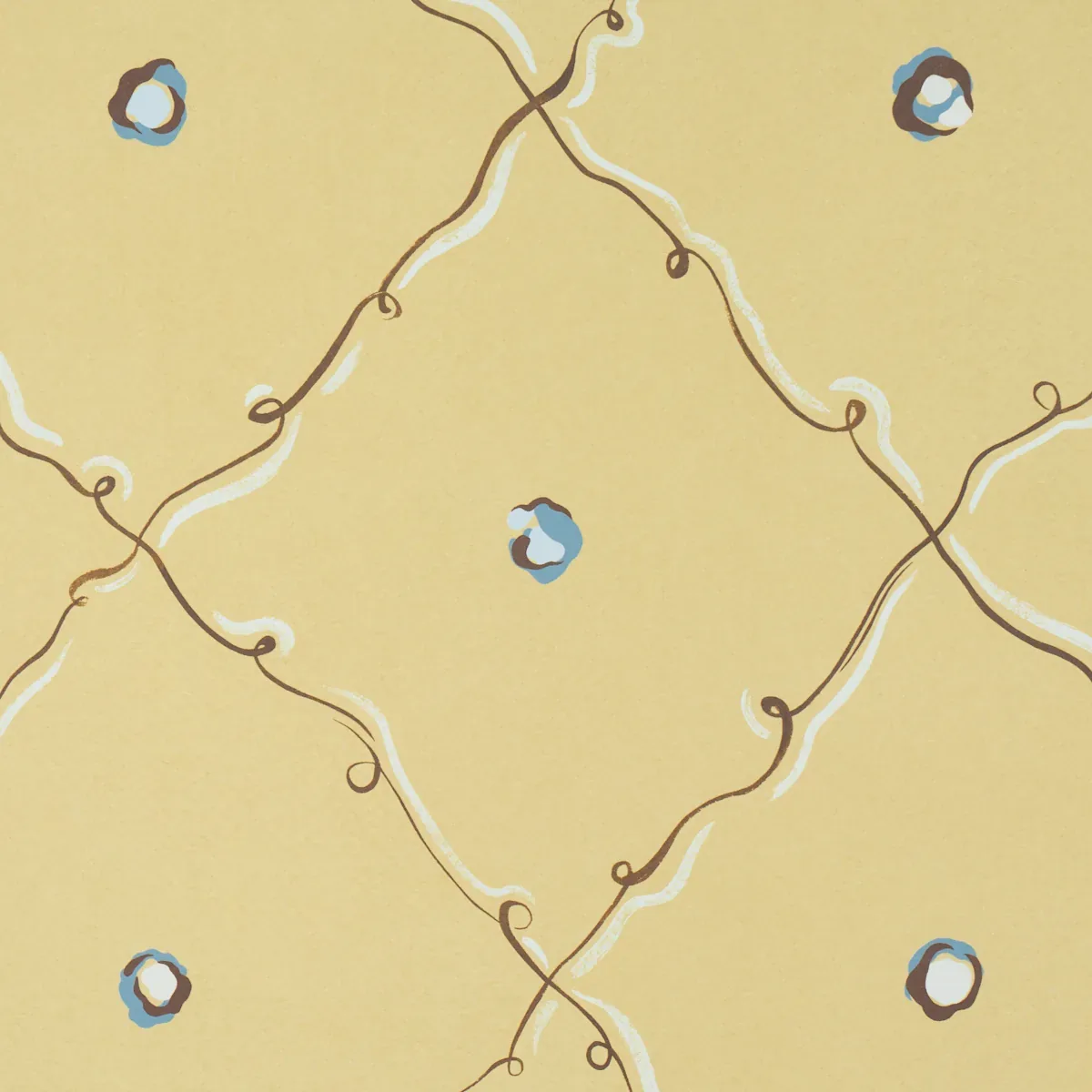 COLETTE - LIGHT YELLOW Schumacher Wallpaper | Wallpaper Twin COLETTE LIGHT YELLOW Schumacher Wallpaper wallpaper - SKU 5017373