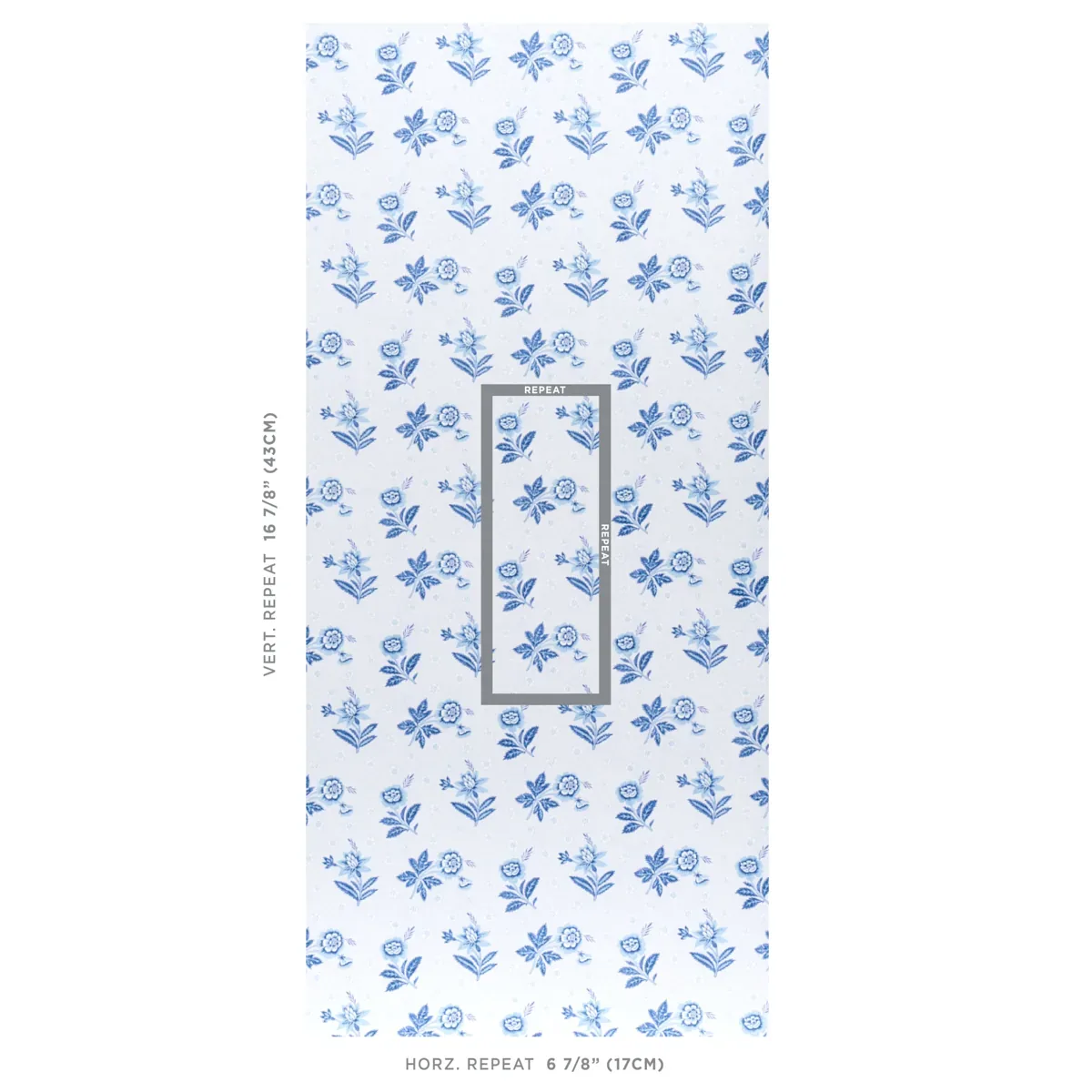COLLINE PORCELAIN Schumacher Wallpaper wallpaper - SKU 5014220