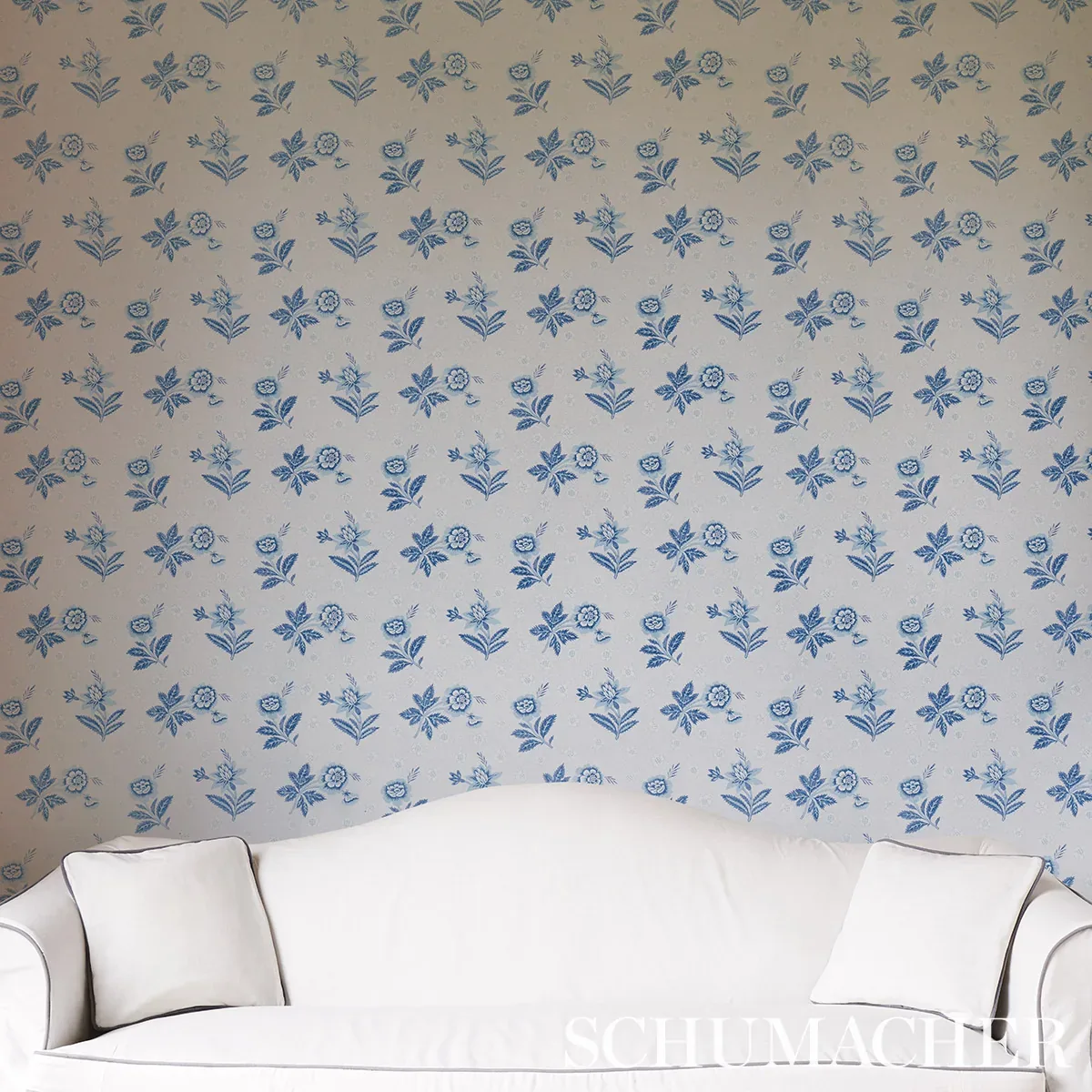 COLLINE PORCELAIN Schumacher Wallpaper wallpaper - SKU 5014220