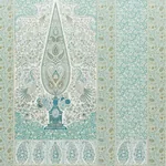 COLMERY PAISLEY PANEL SET PEACOCK Schumacher Wallpaper wallpaper - SKU 5015510
