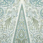 COLMERY PAISLEY PANEL SET PEACOCK Schumacher Wallpaper wallpaper - SKU 5015510