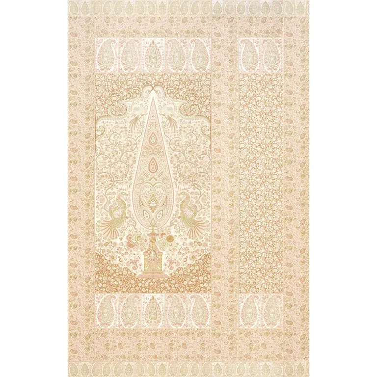 Schumacher COLMERY PAISLEY PANEL SET wallpaper, color PÉTALE, SKU 5015512