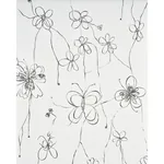 COME BACK AS A FLOWER SOFT BLACK Schumacher Wallpaper wallpaper - SKU 5014090