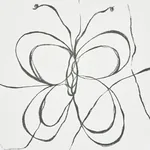 COME BACK AS A FLOWER SOFT BLACK Schumacher Wallpaper wallpaper - SKU 5014090