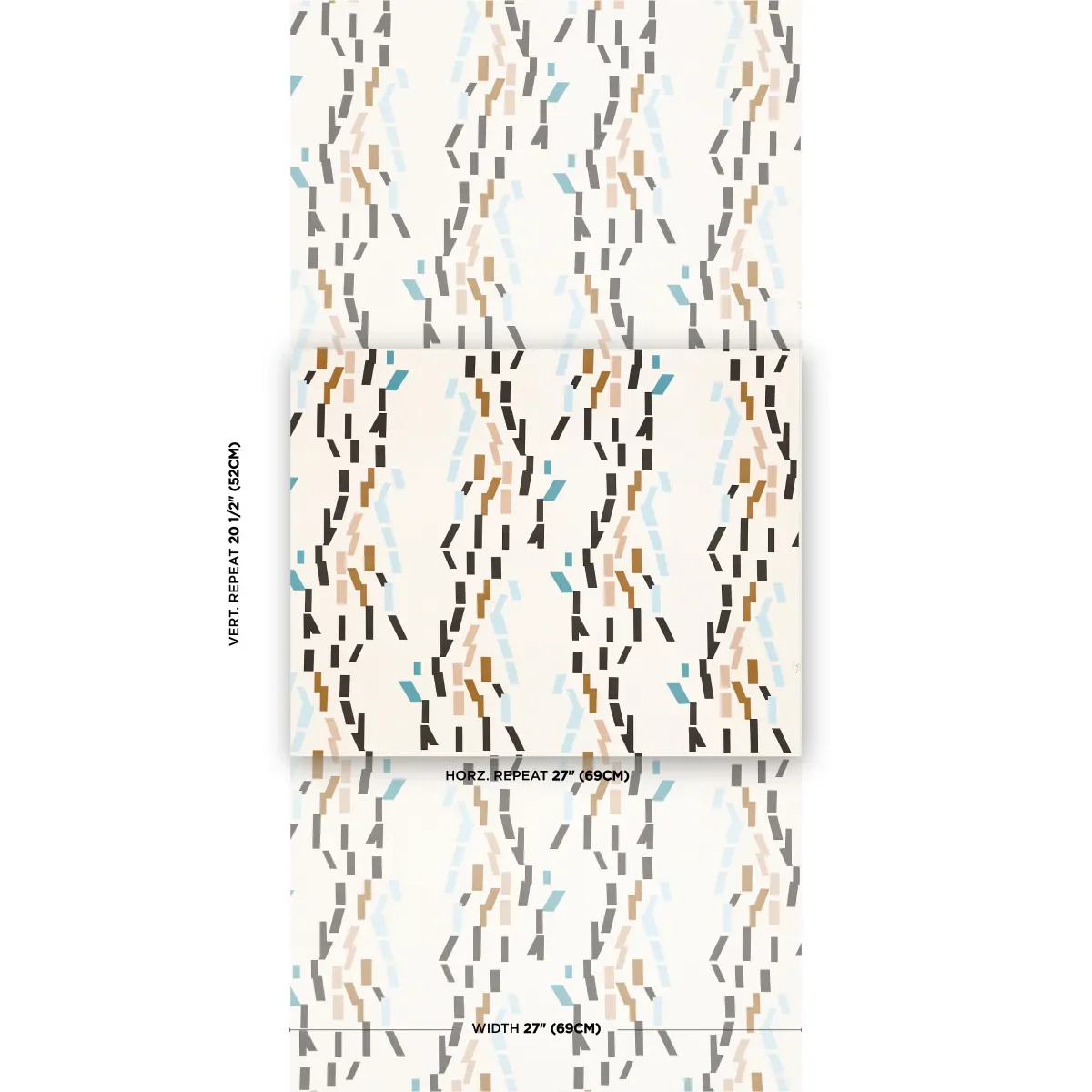 CONFETTI TEAL Schumacher Wallpaper wallpaper - SKU 5015871